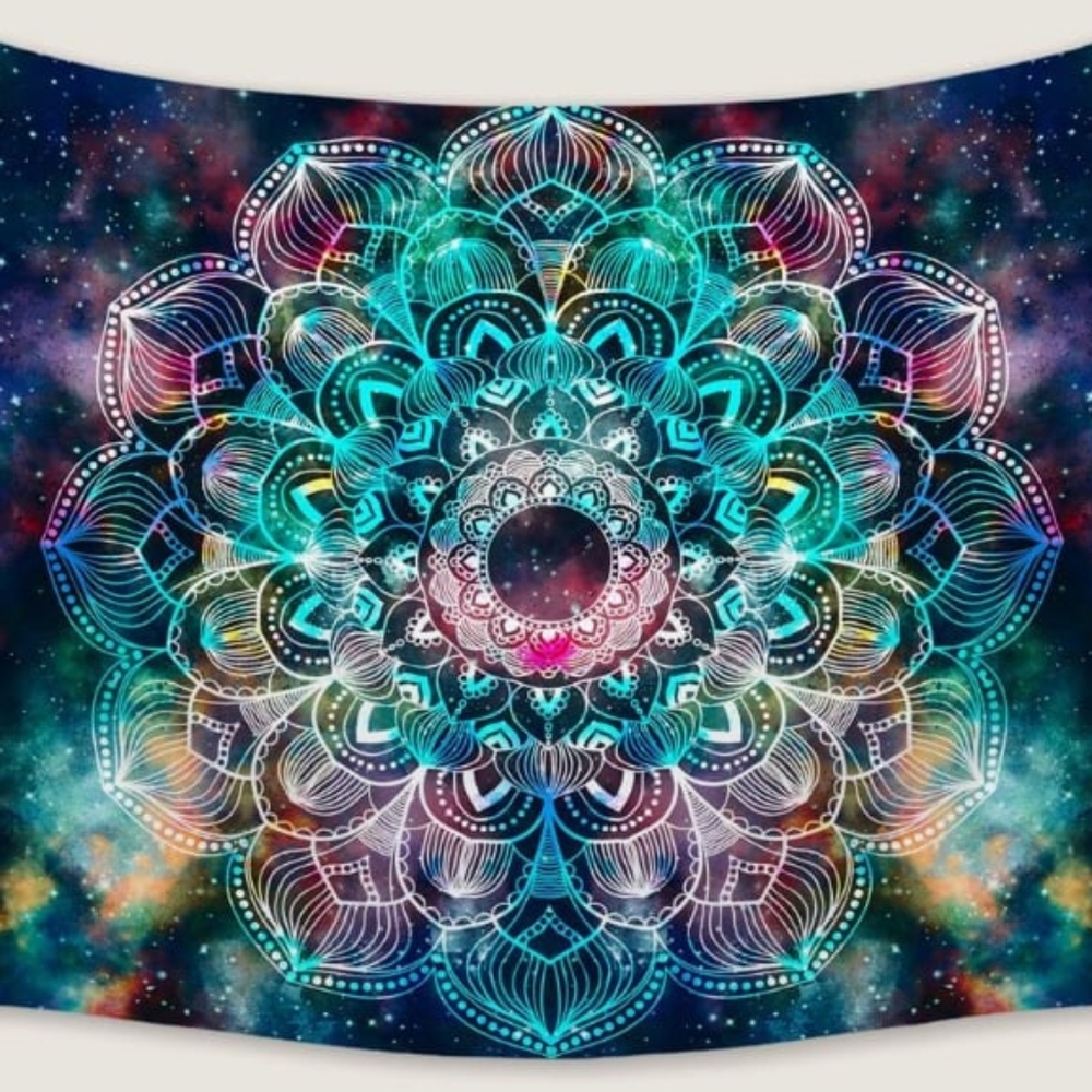 Colorful Mandala Wall Tapestry